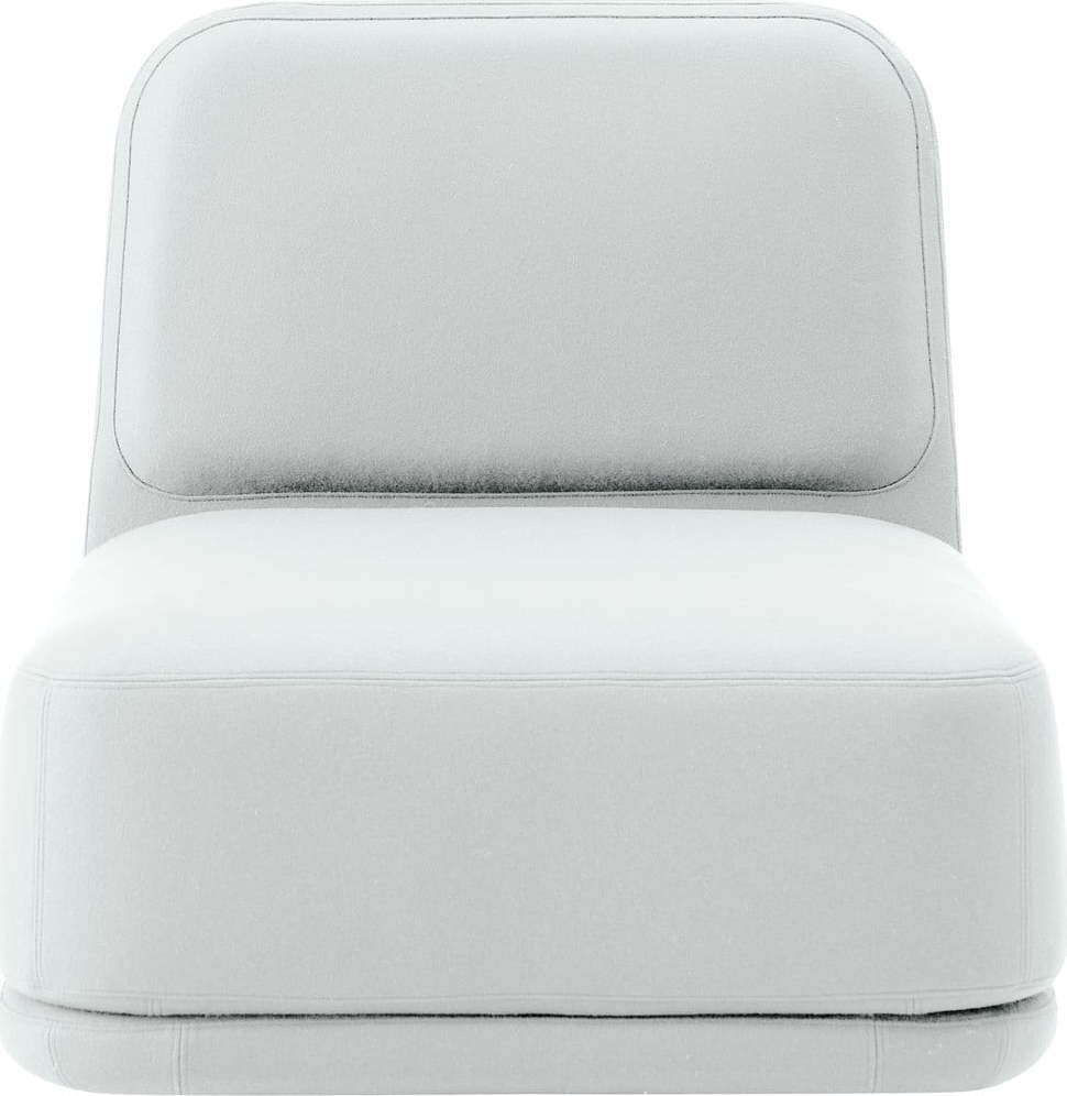 Stříbrně šedé křeslo Softline Standby Medium