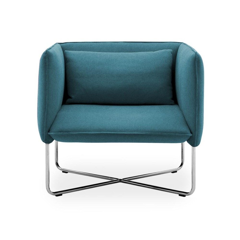 Tyrkysové křeslo Softline Groove