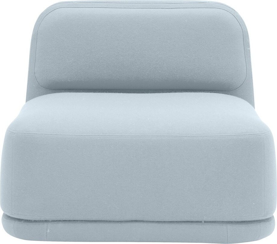 Světle modré křeslo Softline Standby Low