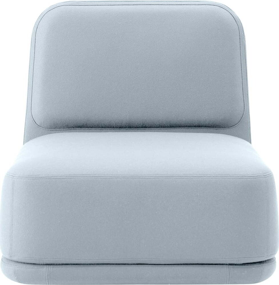 Světle modré křeslo Softline Standby Medium