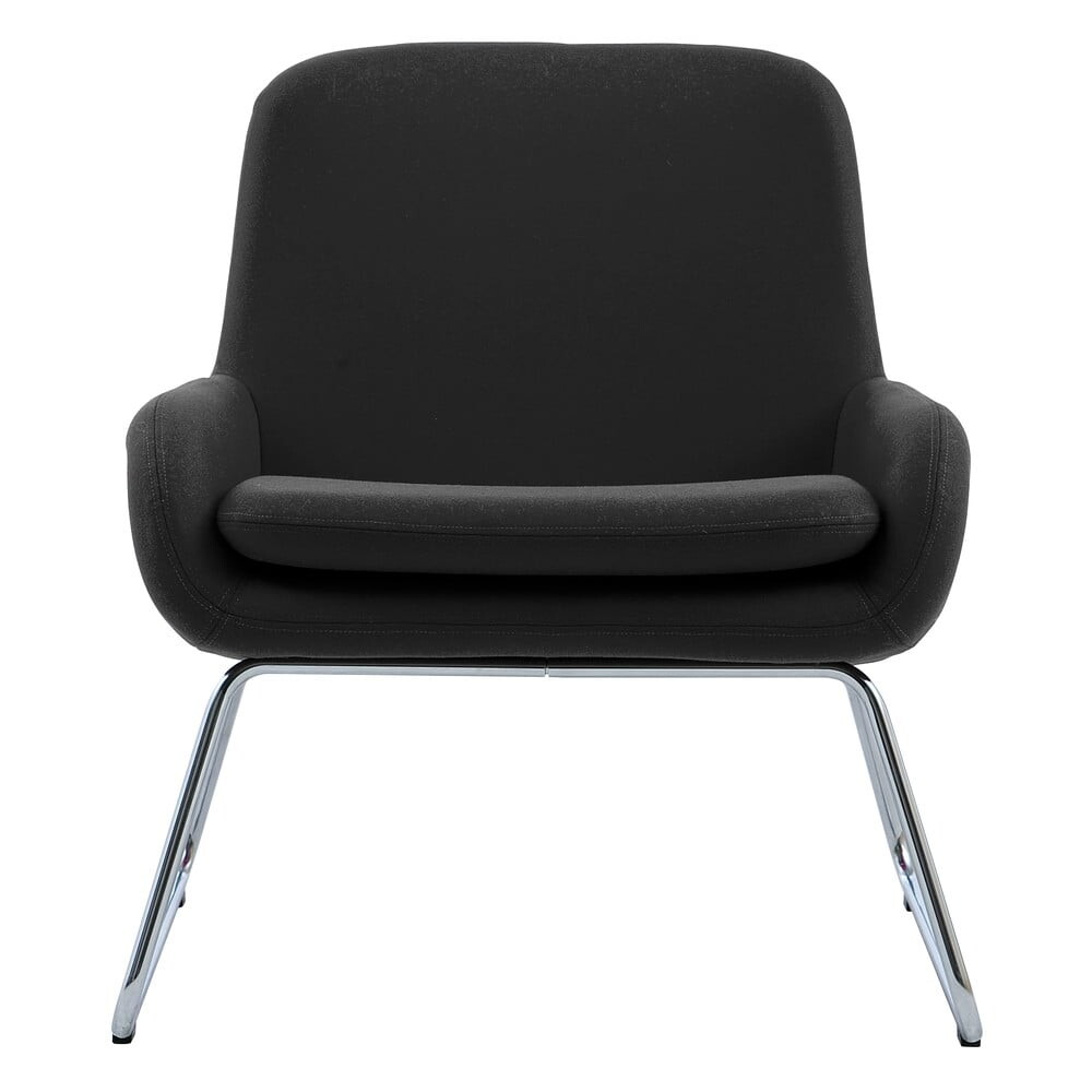 Antracitové křeslo Softline Coco