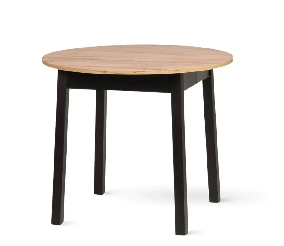 Stima Rozkládací jídelní stůl LUCKY - dub wotan/černá