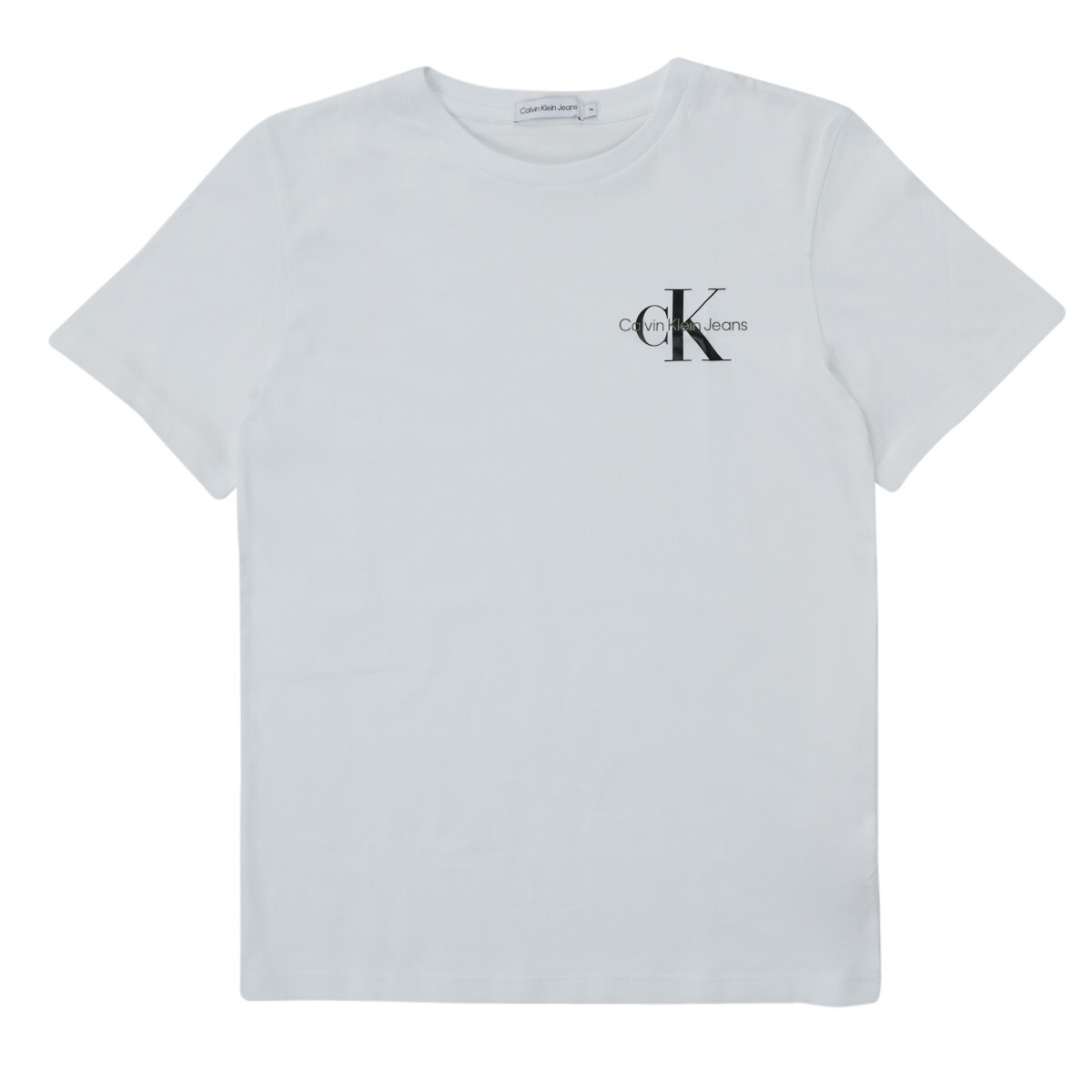 Calvin Klein Jeans  CHEST MONOGRAM TOP  Bílá