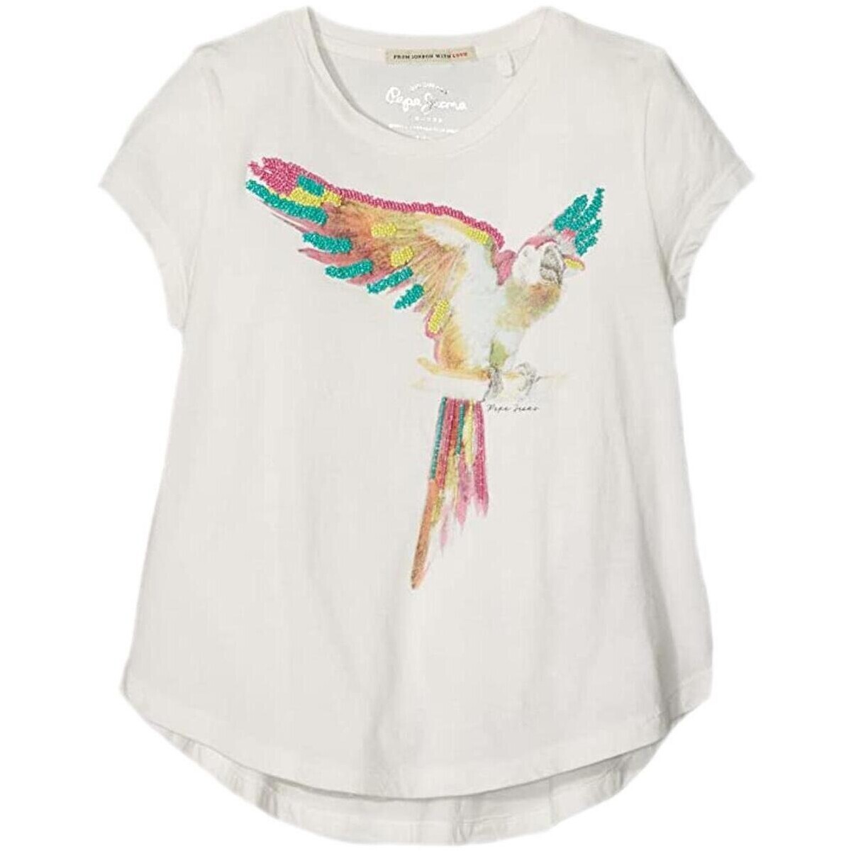 Pepe jeans  PG501161  Bílá