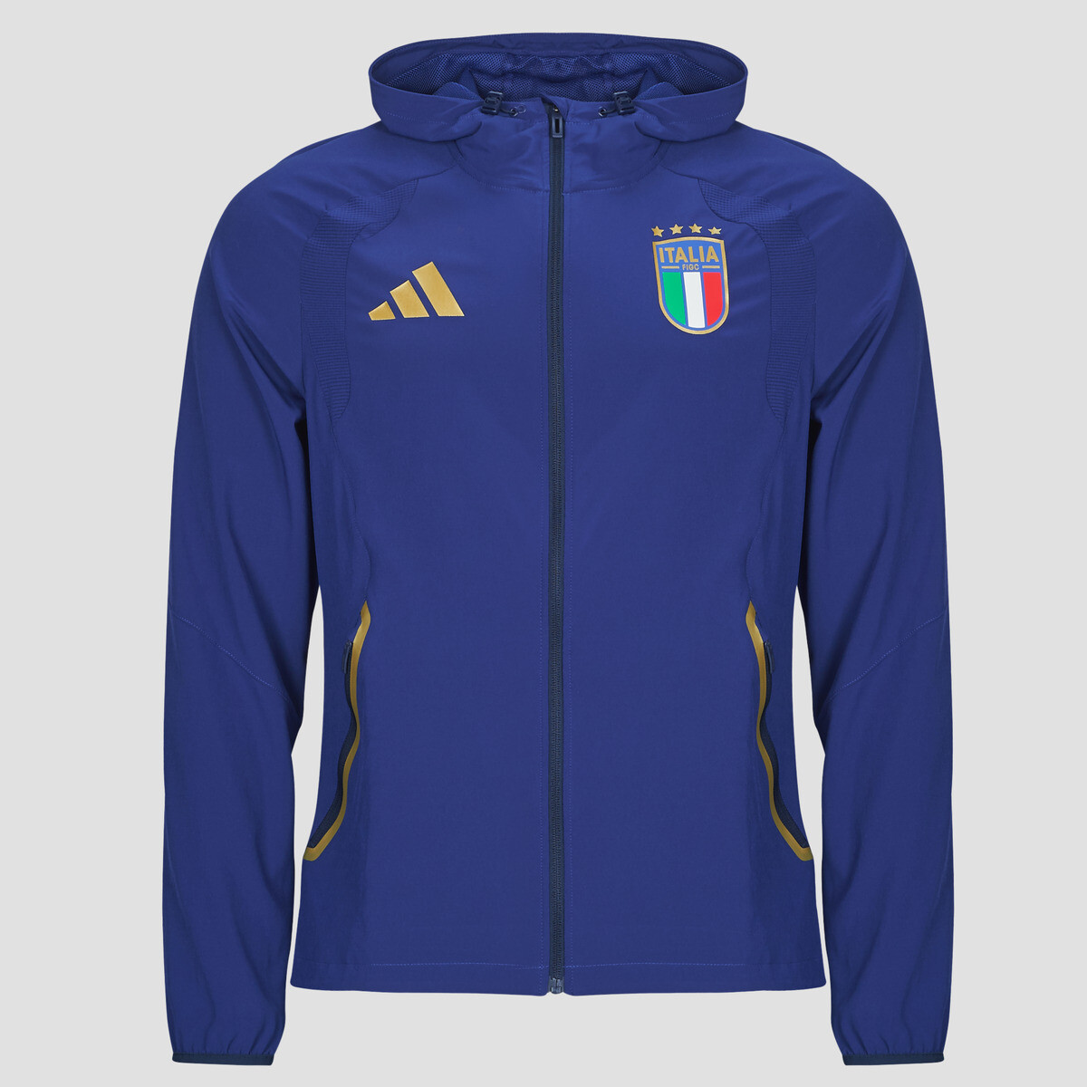 adidas  Italy Track top Football Jacket  Modrá