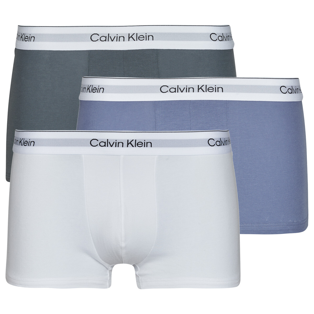 Calvin Klein Jeans  LOW RISE TRUNK X3  Modrá