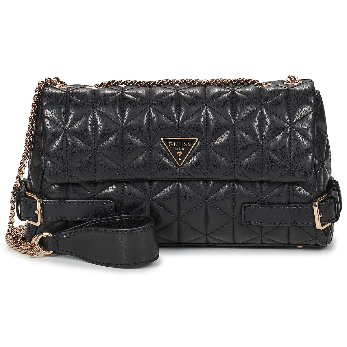 Guess  PAISLEIGH CNVRTBLE XBODY FLAP  Černá