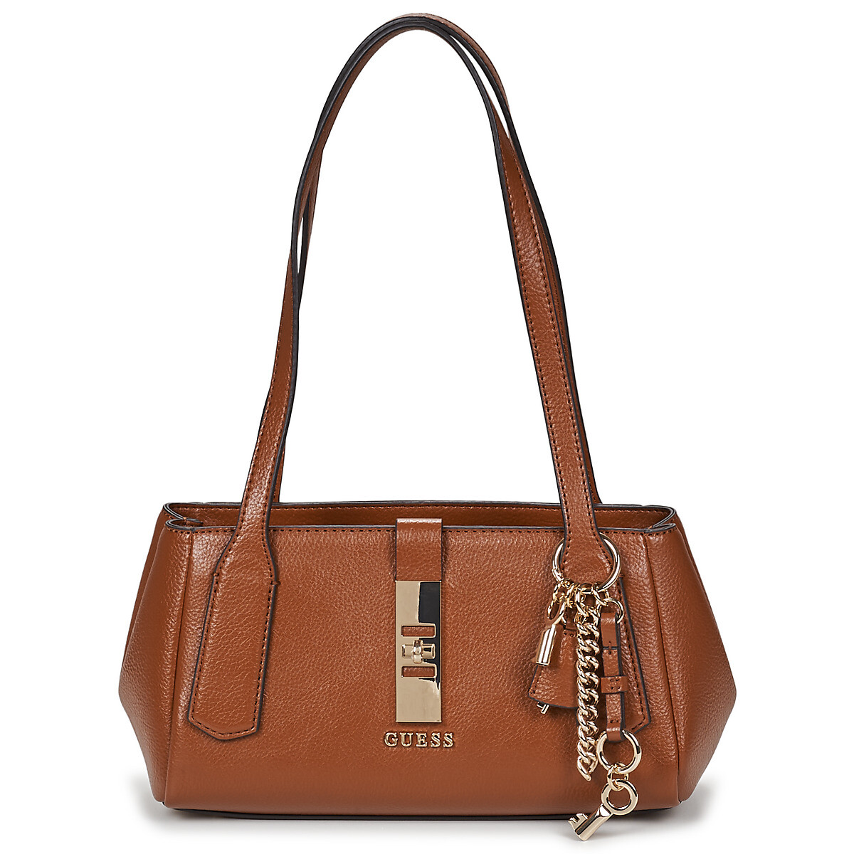 Guess  BROOKE SHOULDER SATCHEL  Hnědá