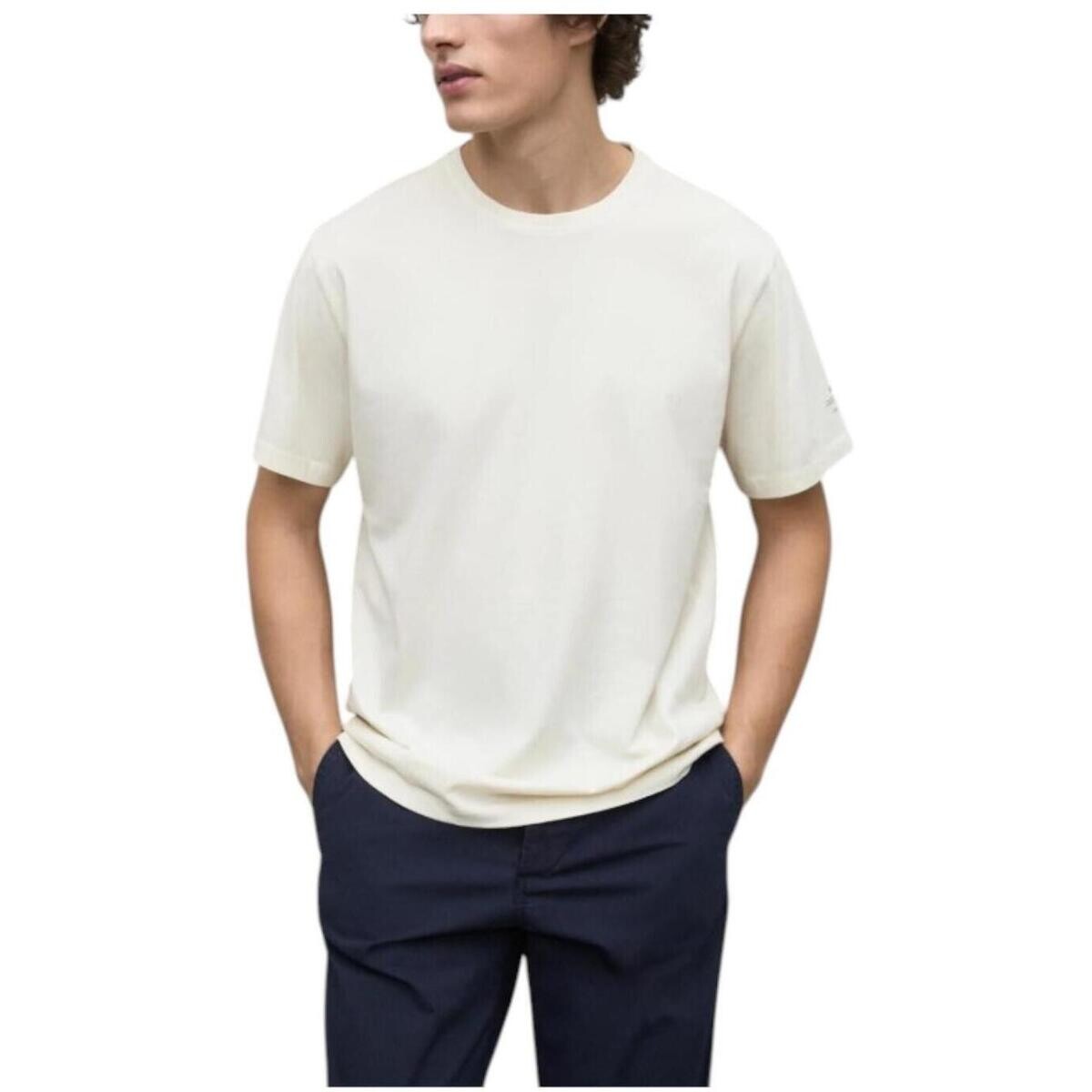 Ecoalf  MCMGATSABERI0803S25  Bílá