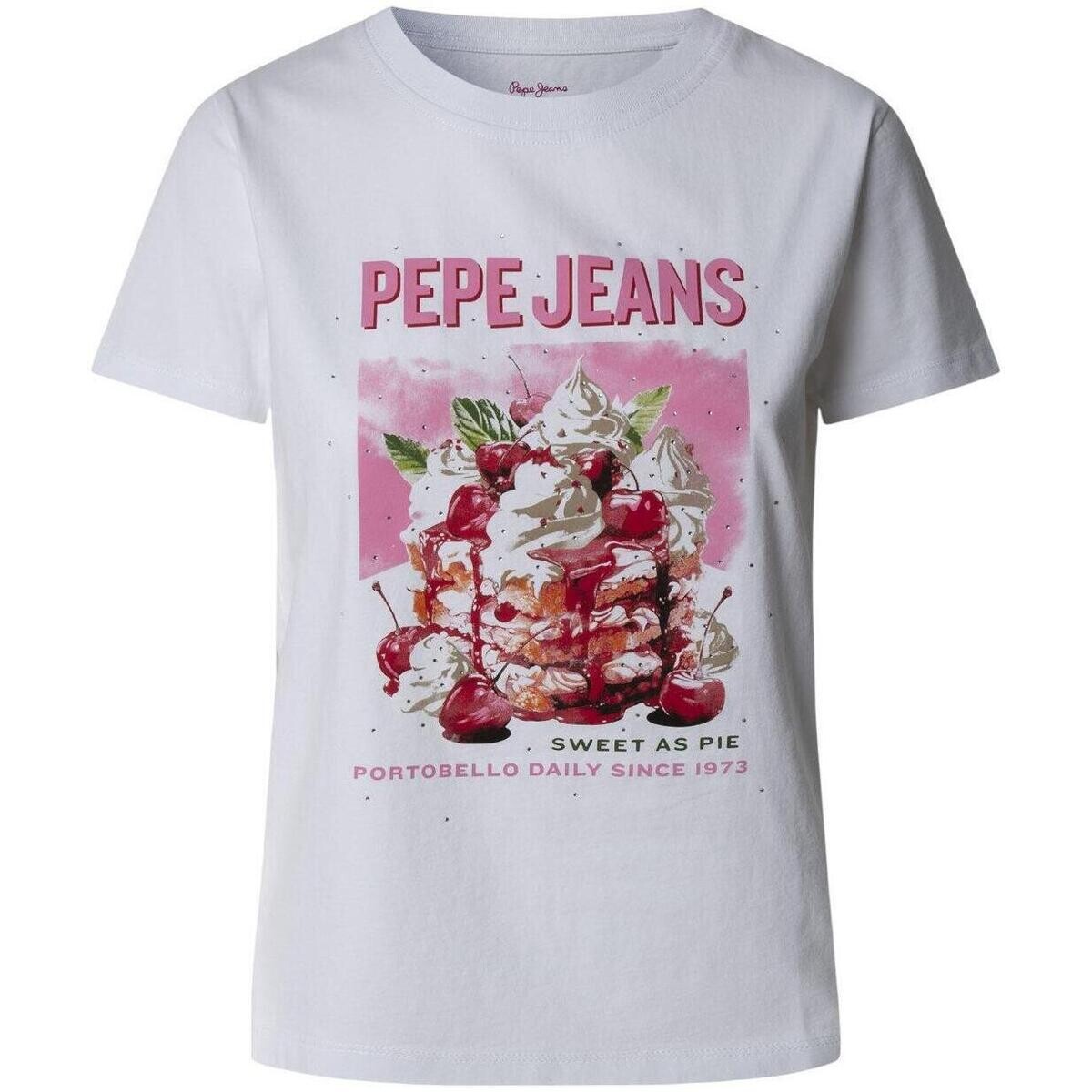 Pepe jeans  PL506069 800  Bílá