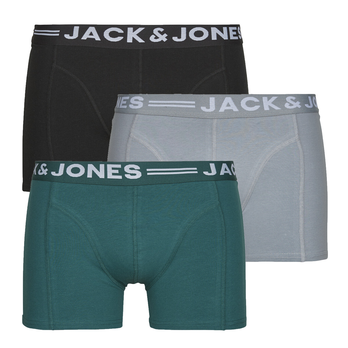 Jack & Jones  SENSE TRUNKS X3  ruznobarevne
