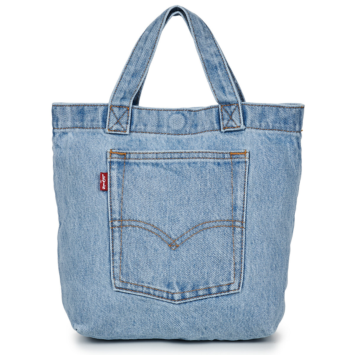 Levis  MINI BACK POCHET TOTE  Modrá