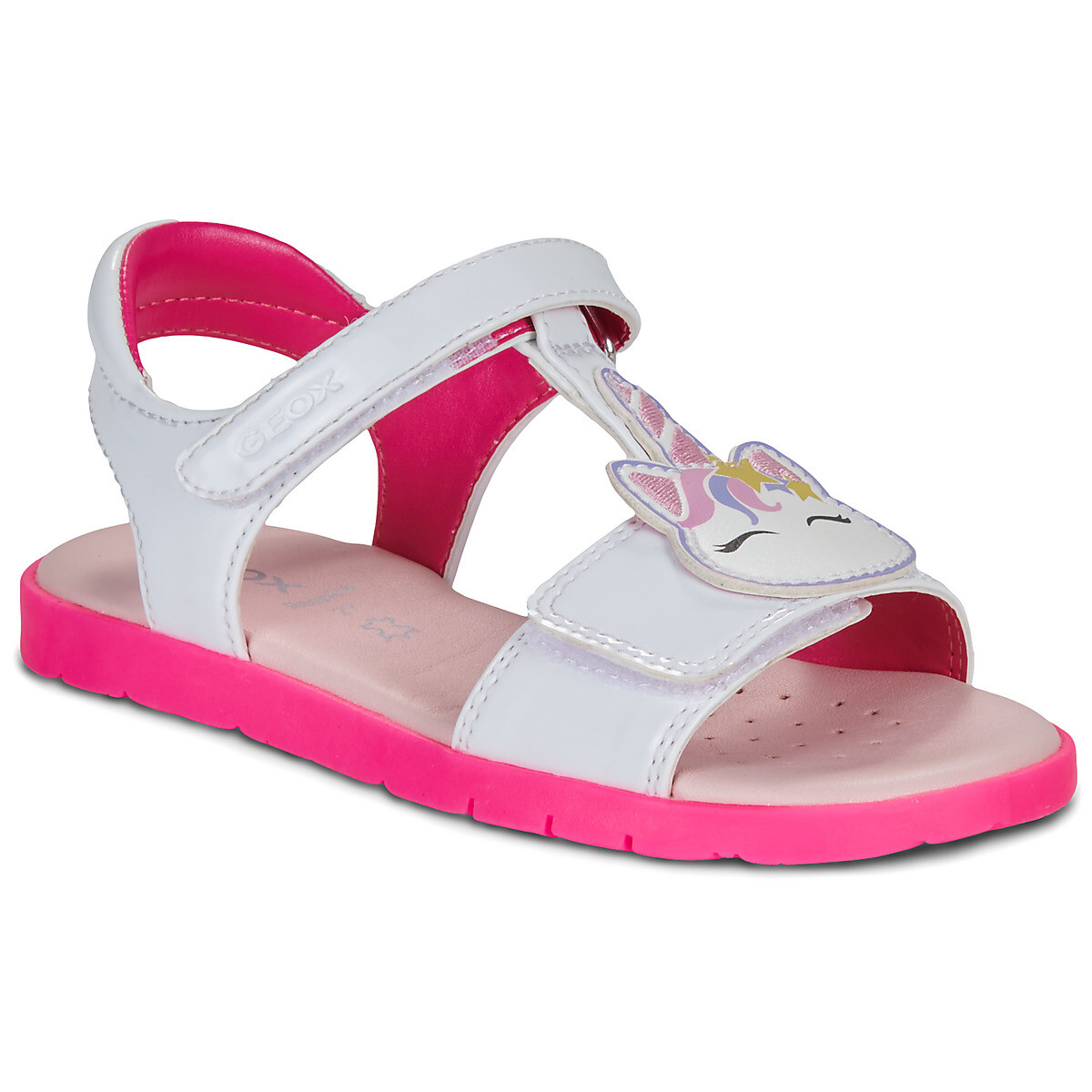 Geox  J SANDAL JOYFOOT GIR  Bílá