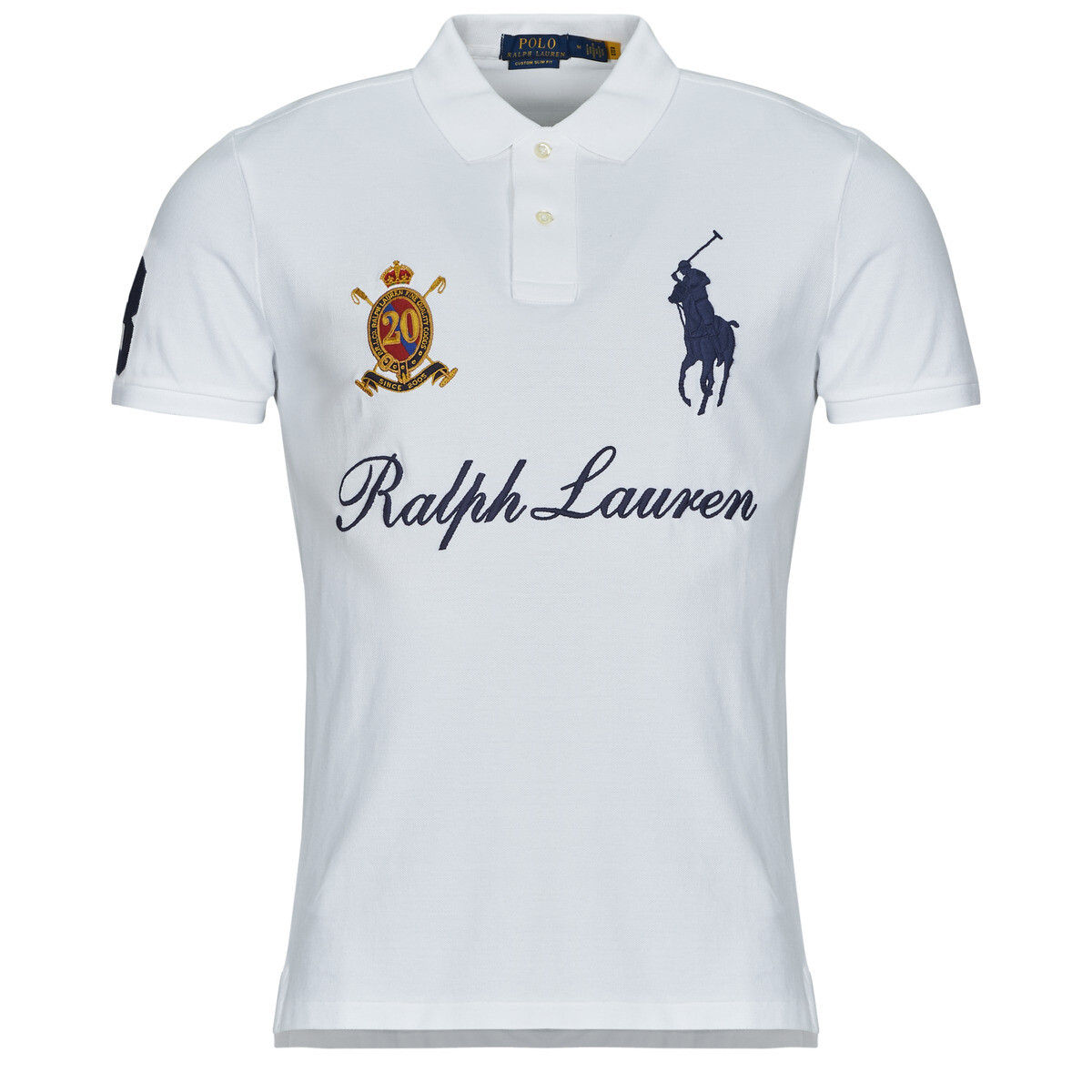 Polo Ralph Lauren  POLO COUPE DROITE CREST  Bílá