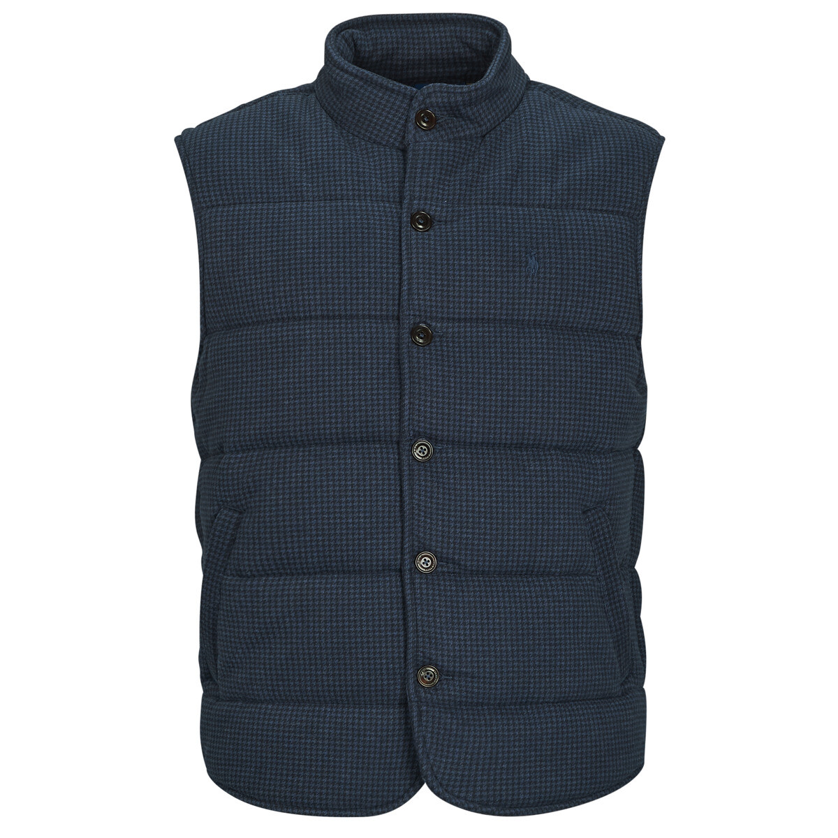 Polo Ralph Lauren  VESTE DOUBLEE MATELASSEE PIED DE POULE  Modrá