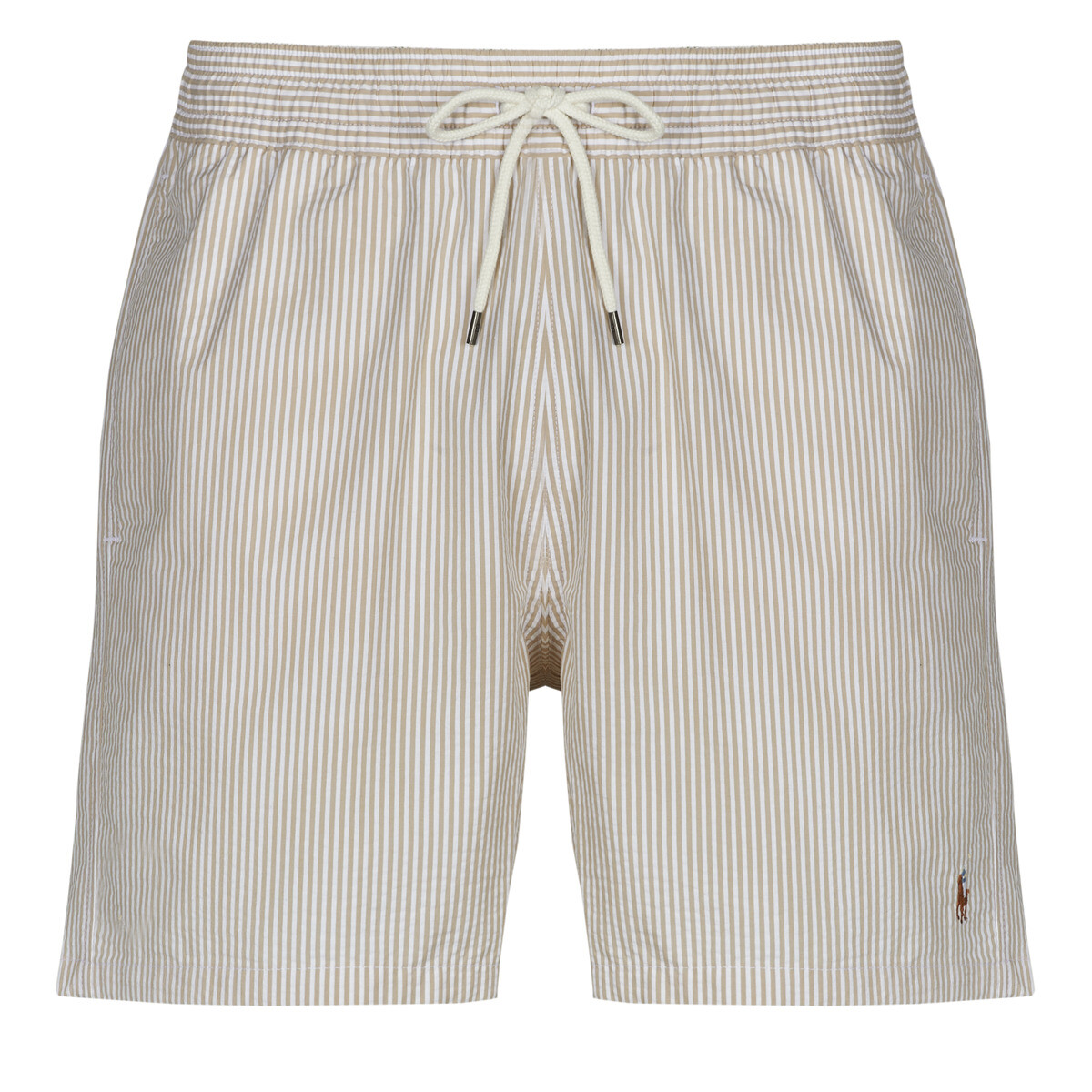 Polo Ralph Lauren  MAILLOT DE BAIN A RAYURES EN SEERSUCKER  Béžová