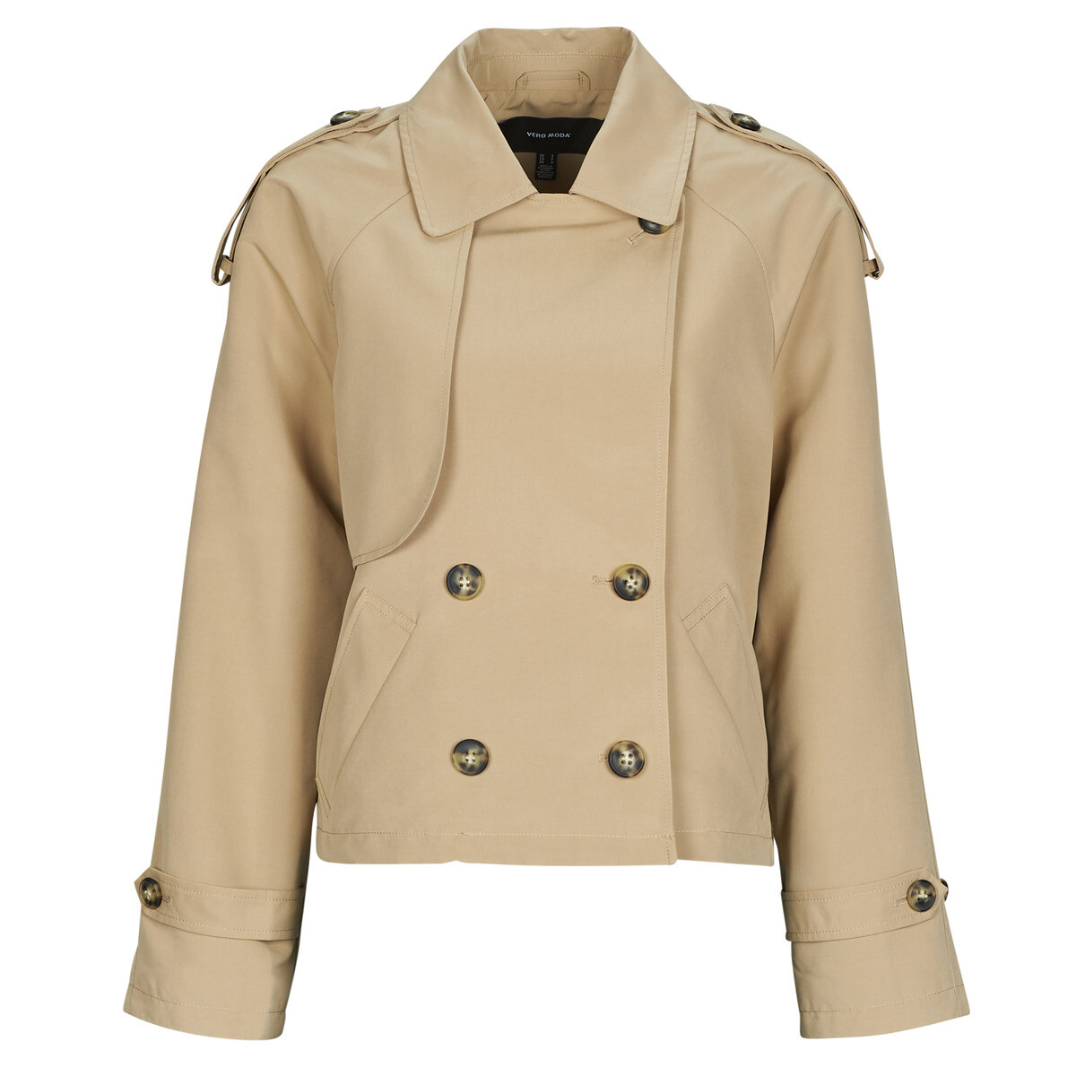 Vero Moda  VMCHLOE SHORT TRENCHCOAT  Béžová