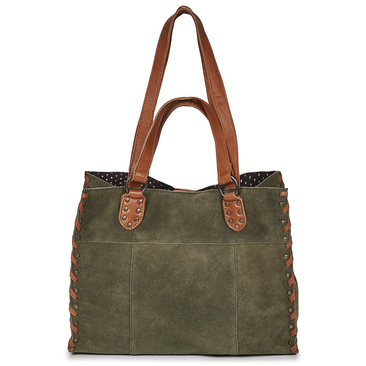 Pieces  PCSALLI SUEDE SHOPPER  Khaki