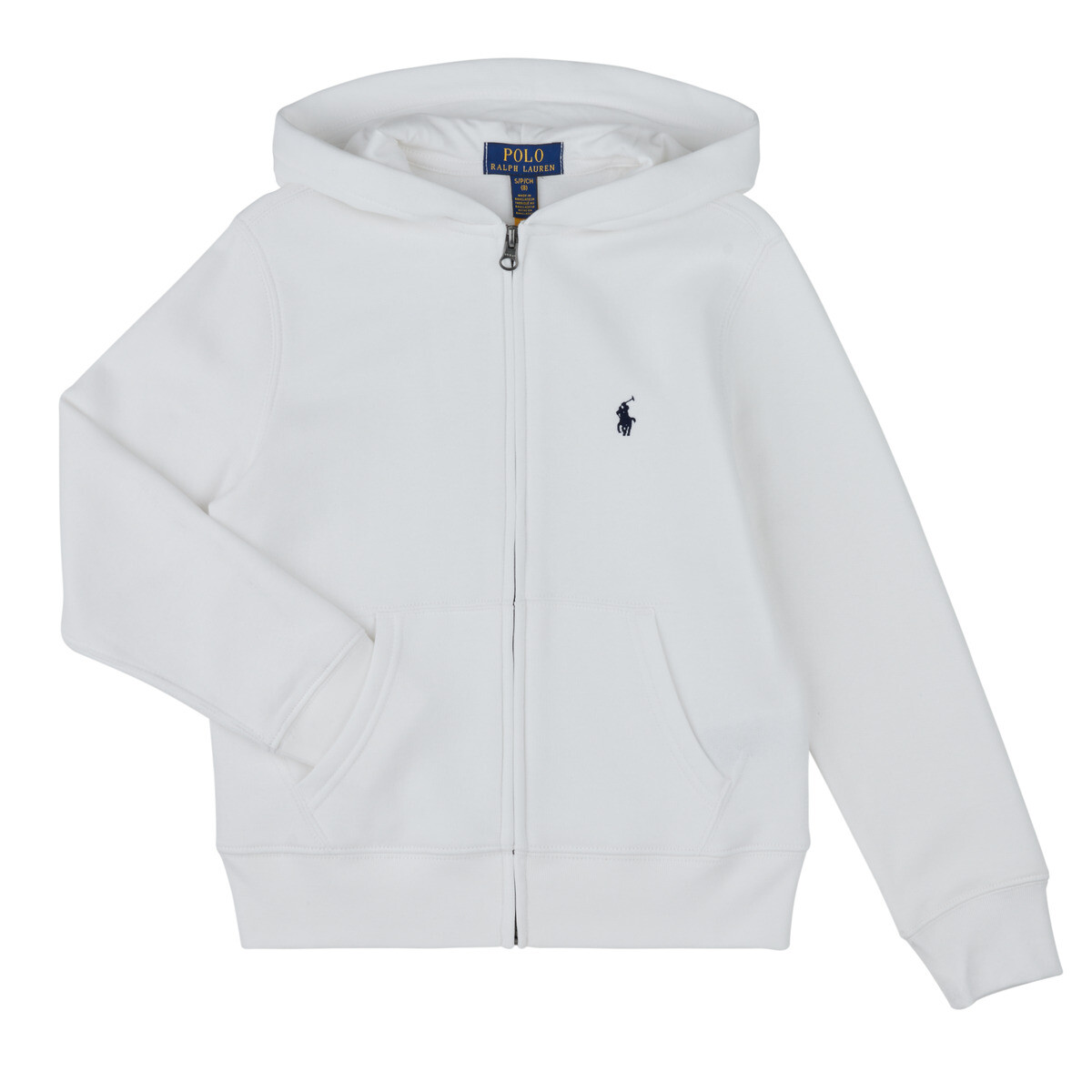 Polo Ralph Lauren  LS FZ HOOD-TOPS-KNIT  Bílá
