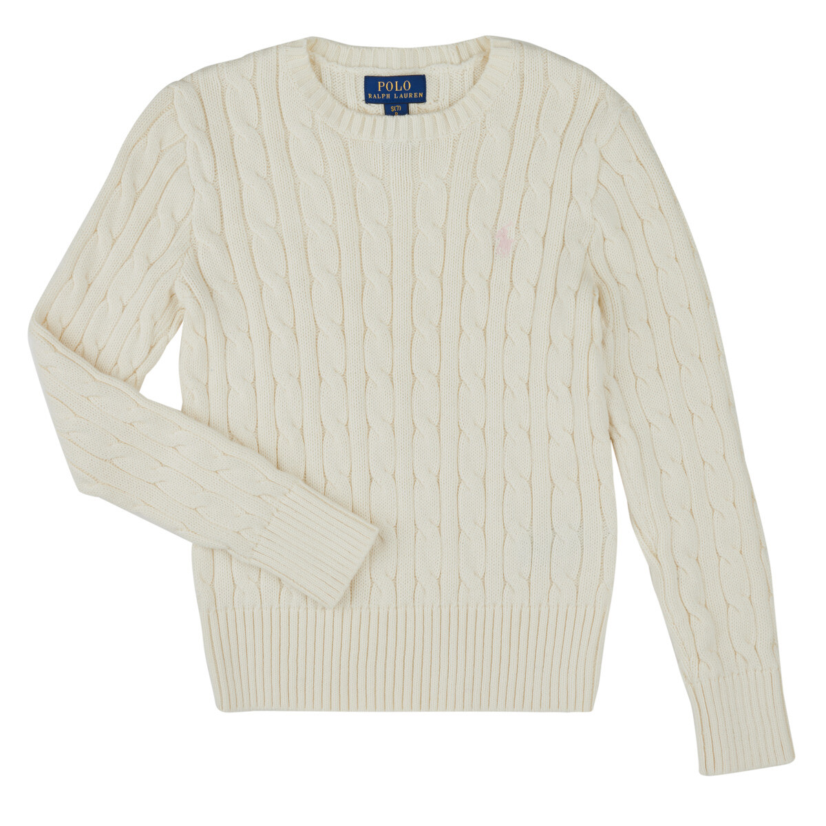 Polo Ralph Lauren  CABLE CN-SWEATER-PULLOVER  Bílá