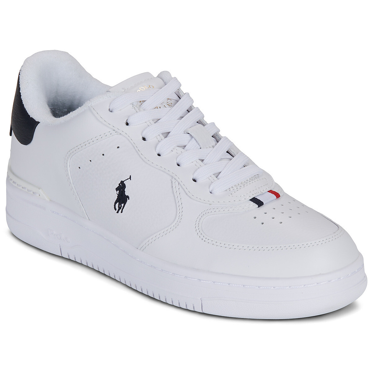 Polo Ralph Lauren  MASTR CT RIB-SNEAKERS-LOW TOP LACE  Bílá