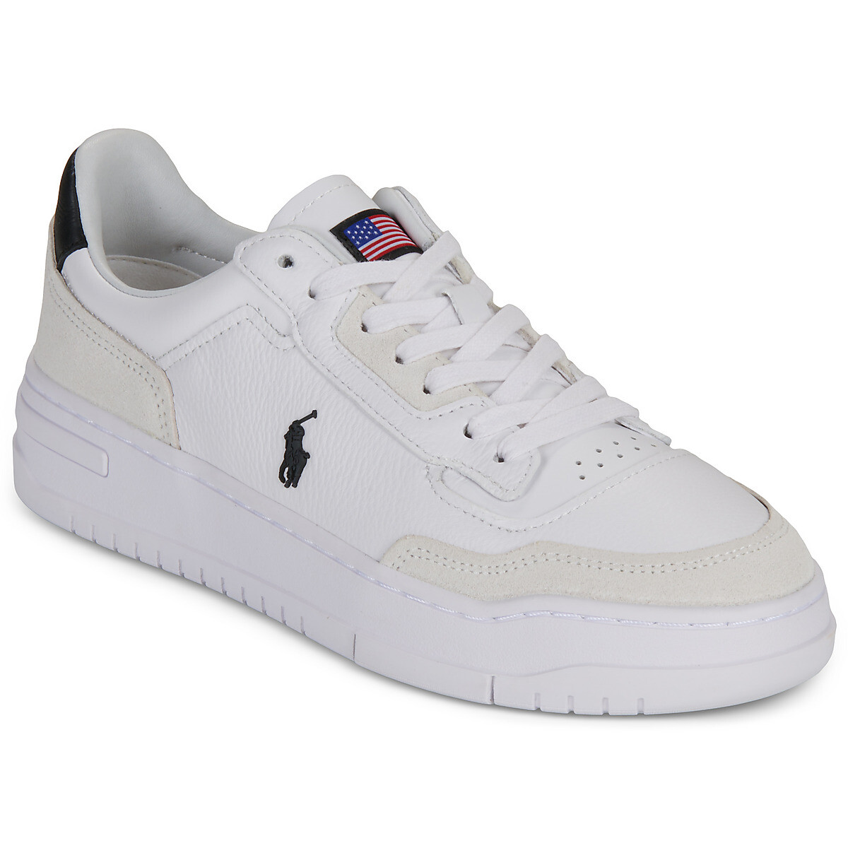 Polo Ralph Lauren  KENMARE-SNEAKERS-LOW TOP LACE  Bílá