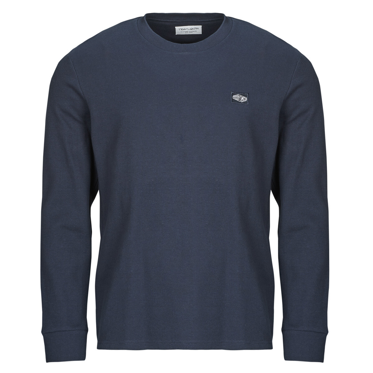 Teddy Smith  T-WAFFLE ML  Tmavě modrá