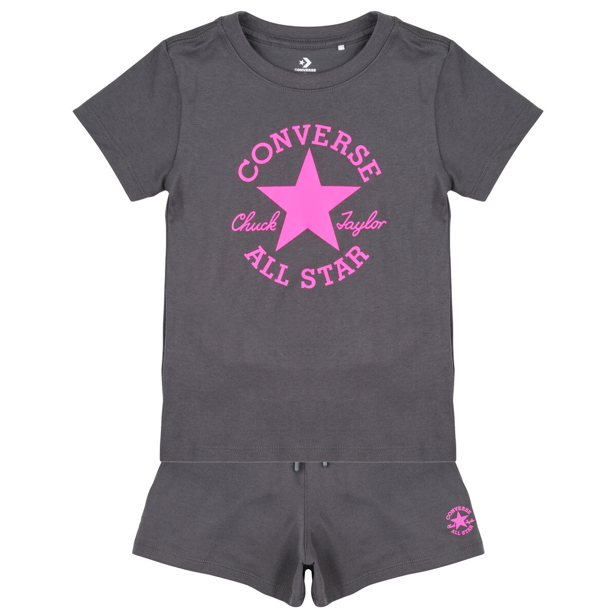 Converse  DCTP CLASSIC TEE   SHORT SET  Šedá