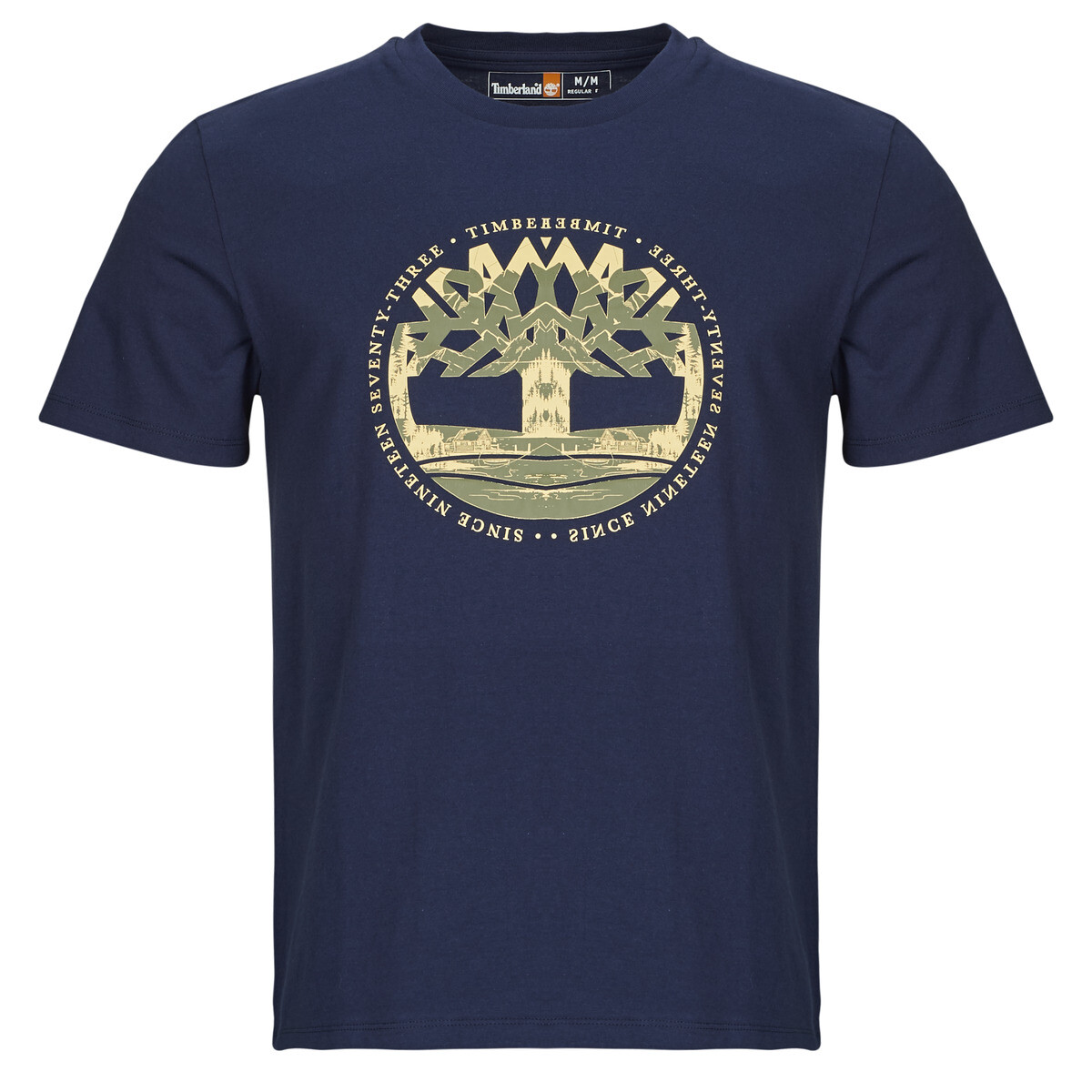 Timberland  TREE LOGO LAKE HOUSE GRAPHIC TEE  Černá