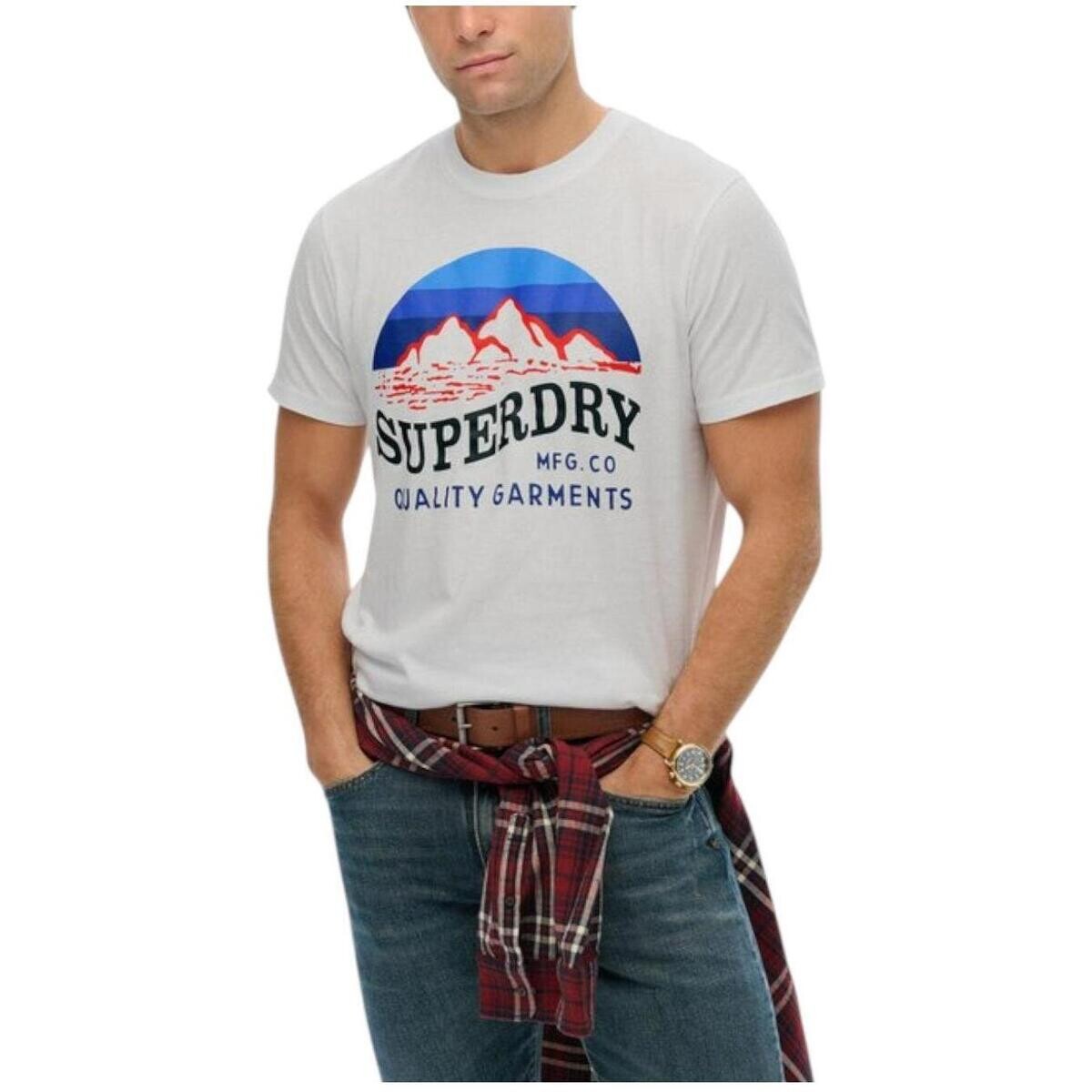 Superdry  M1012240A 01C  Bílá