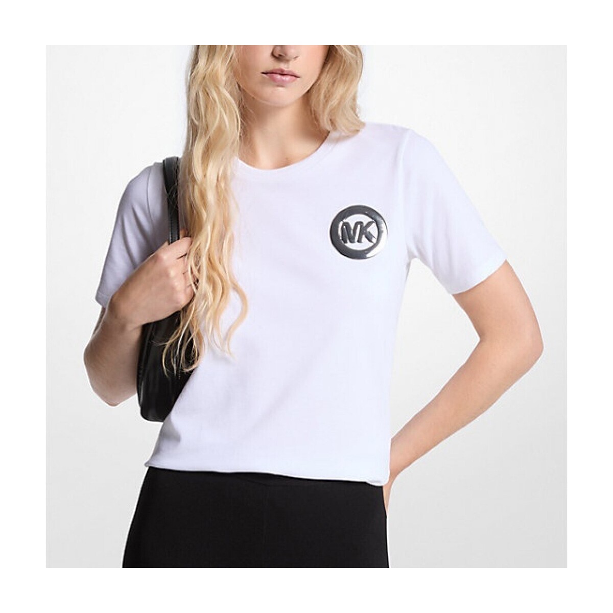 MICHAEL Michael Kors  MK CHARM SMALL TEE  Bílá