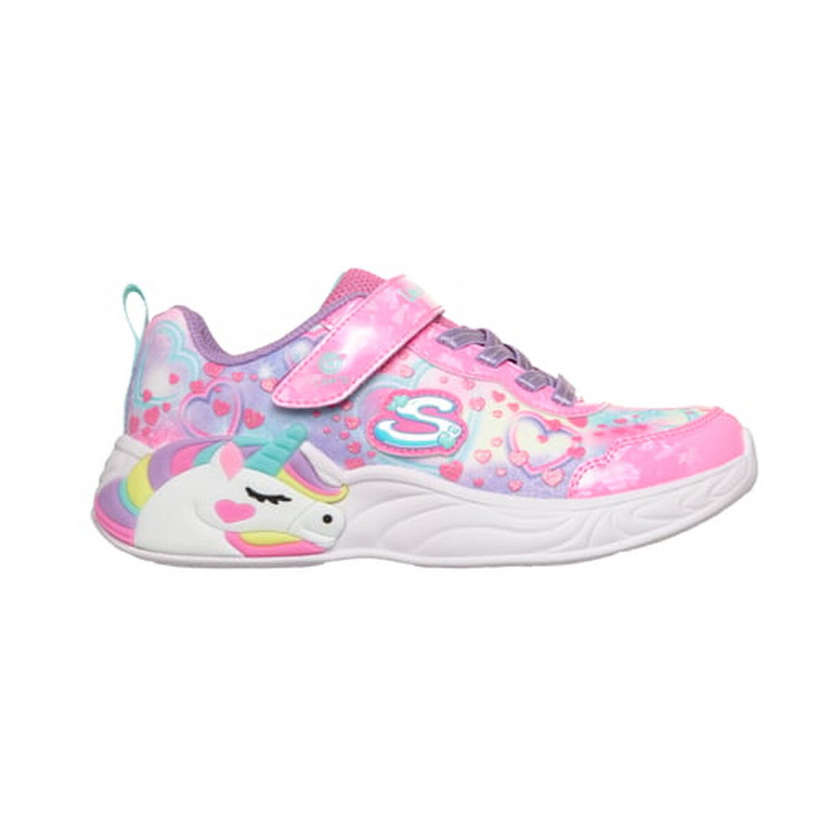 Skechers  Unicorn dreams - heart sparkl  Růžová