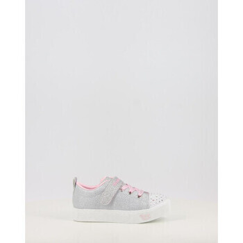 Skechers  TWINKLE TOES: HEART STEPS - SHIMMER 314620N  Stříbrná