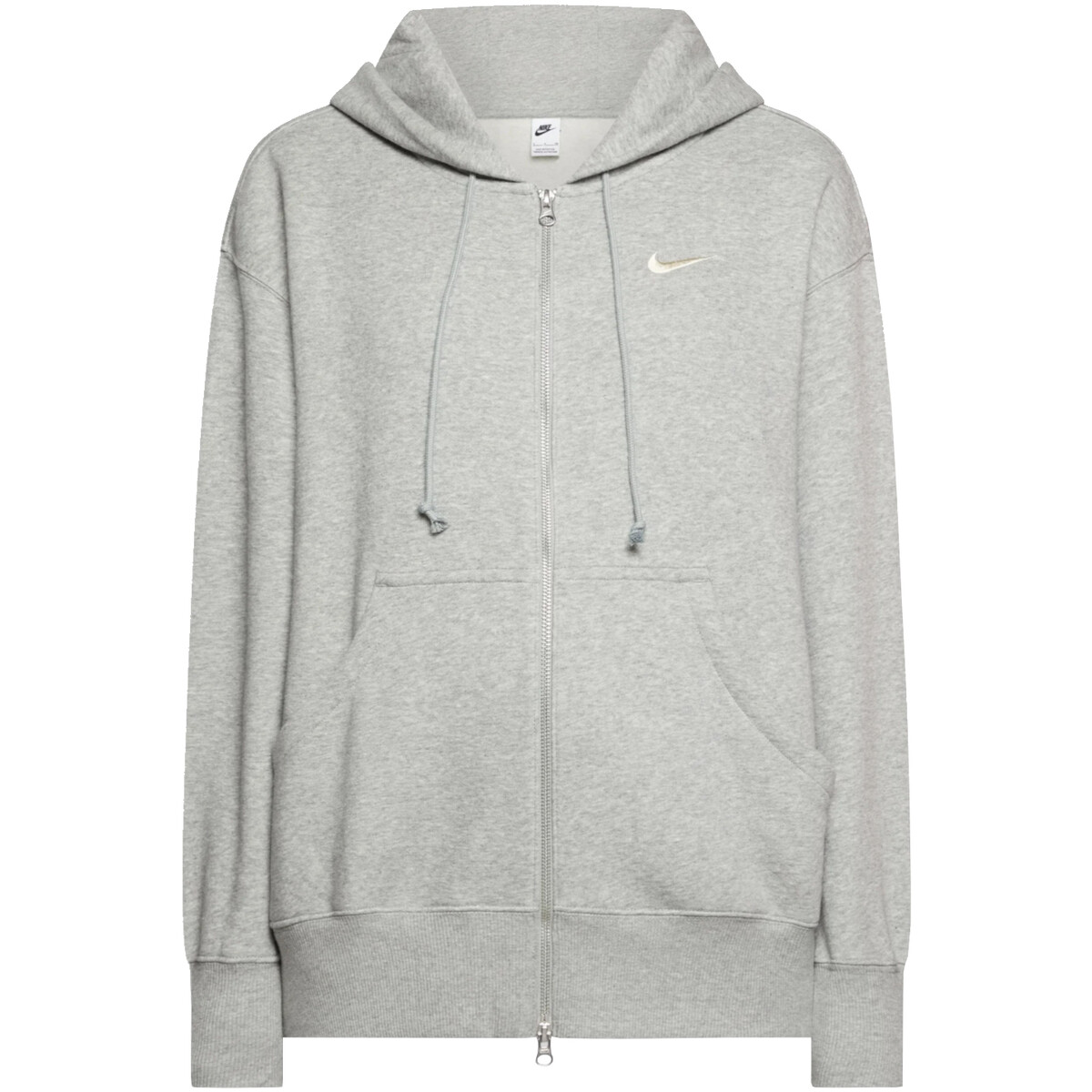 Nike  NSW Wmns Phoenix Fleece Oversized Full-Zip Hoodie  Šedá