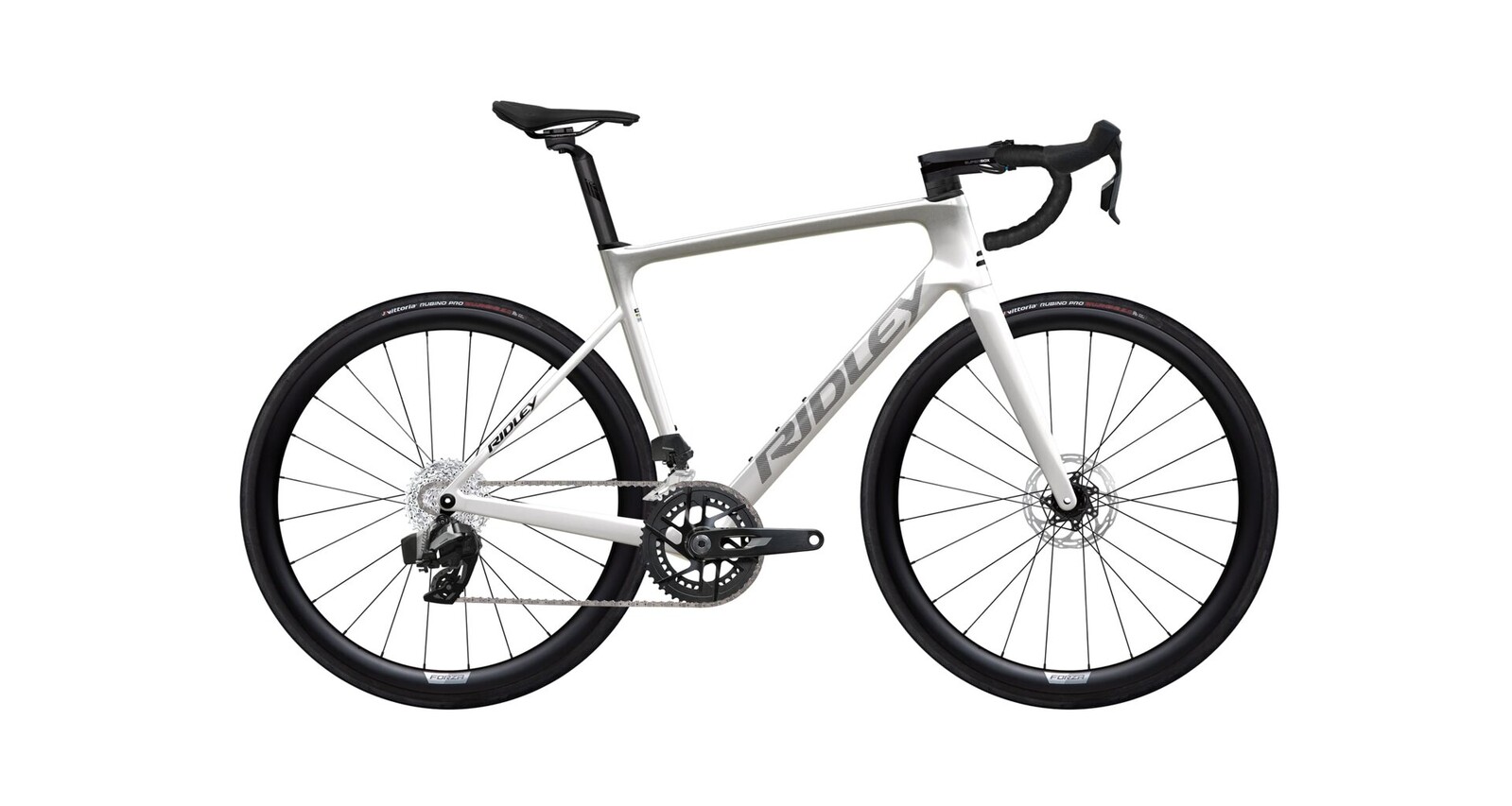 Ridley Falcn Sram Rival AXS - Pearl White / Silver / Black Velikost: XS