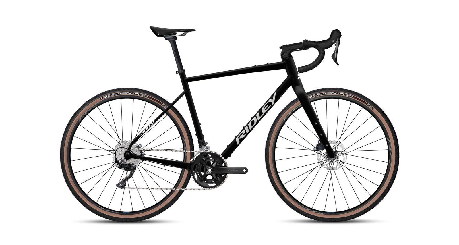 Ridley Kanzo Adventure Alu Shimano GRX400 - Black / Silver Matt Velikost: S