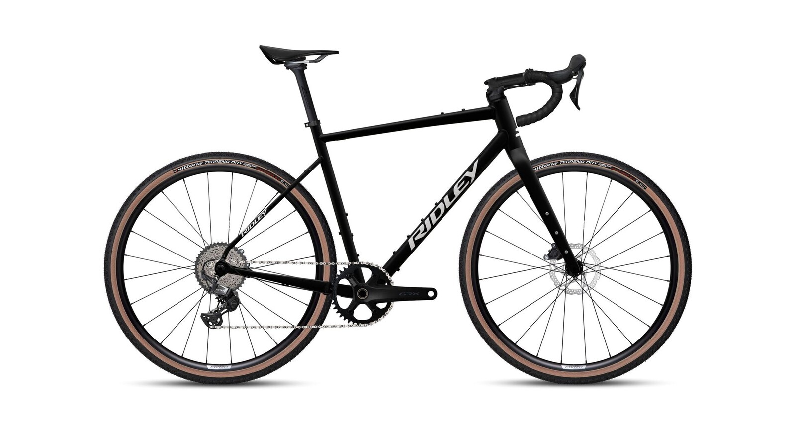 Ridley Kanzo Adventure Alu Shimano GRX600 - Black / Silver Matt Velikost: XS