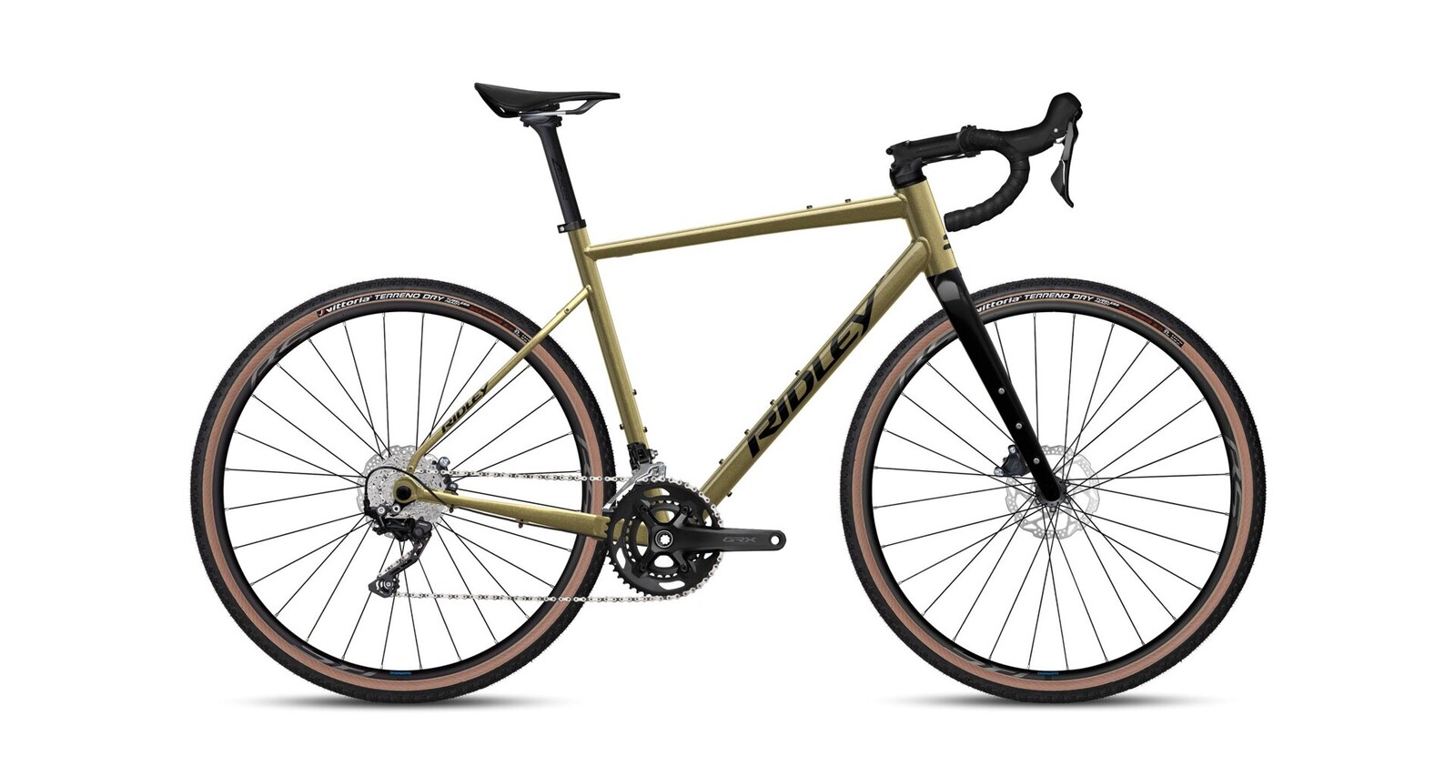 Ridley Kanzo Adventure Alu Shimano GRX400 - Bronze Green / Black Velikost: S