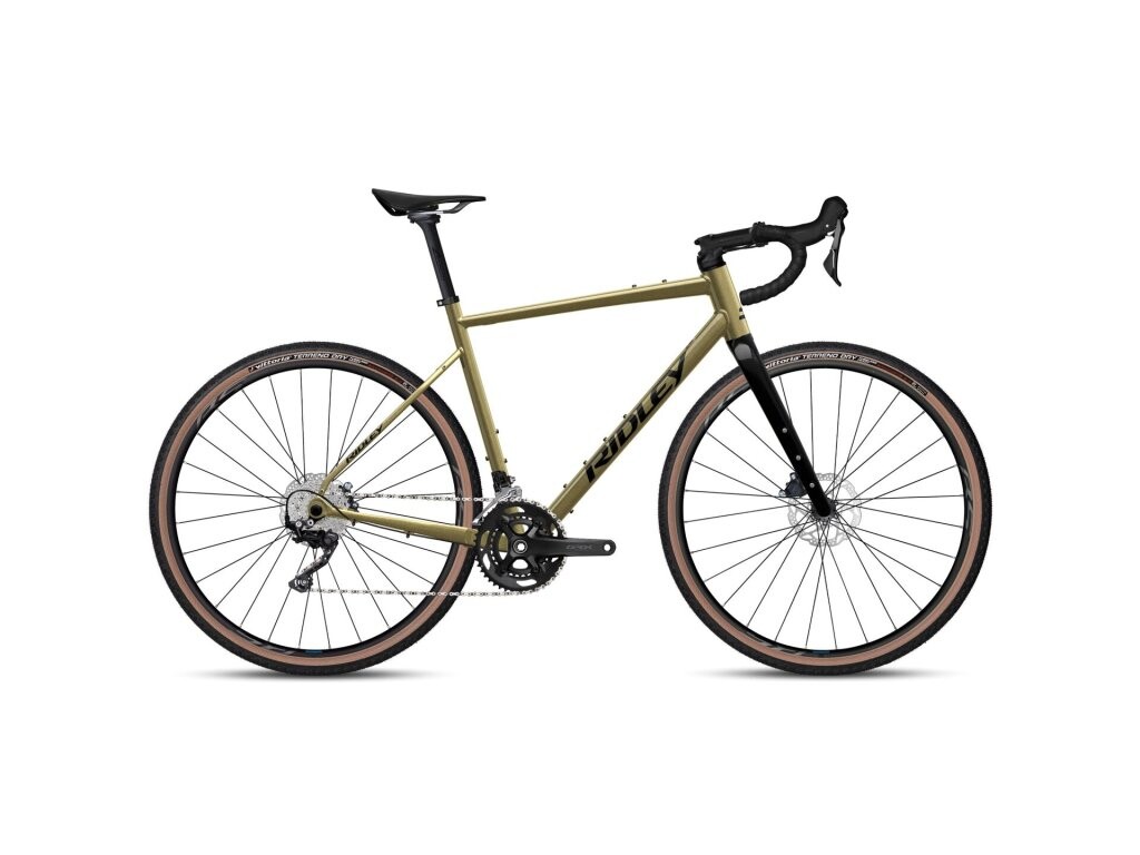 Ridley Kanzo Adventure Alu Sram Apex AXS - Bronze Green / Black Velikost: XXS