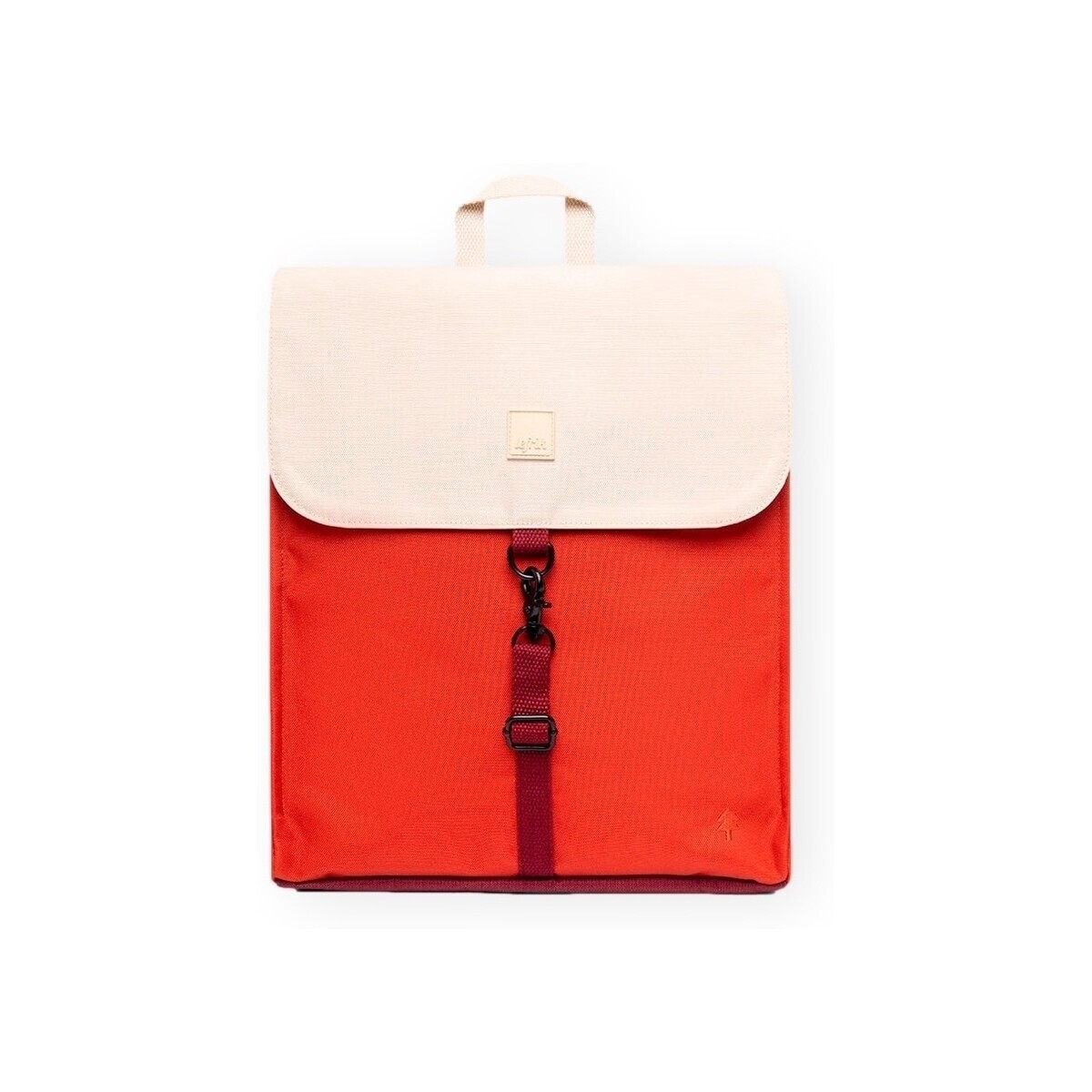 Lefrik  Handy Backpack Block Mini - Cherry  Červená