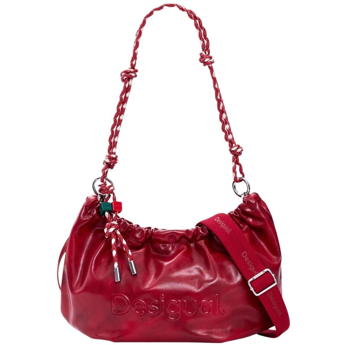 Desigual  BAG_HALF LOGO WAVERLY RE 26SAXP28  Červená