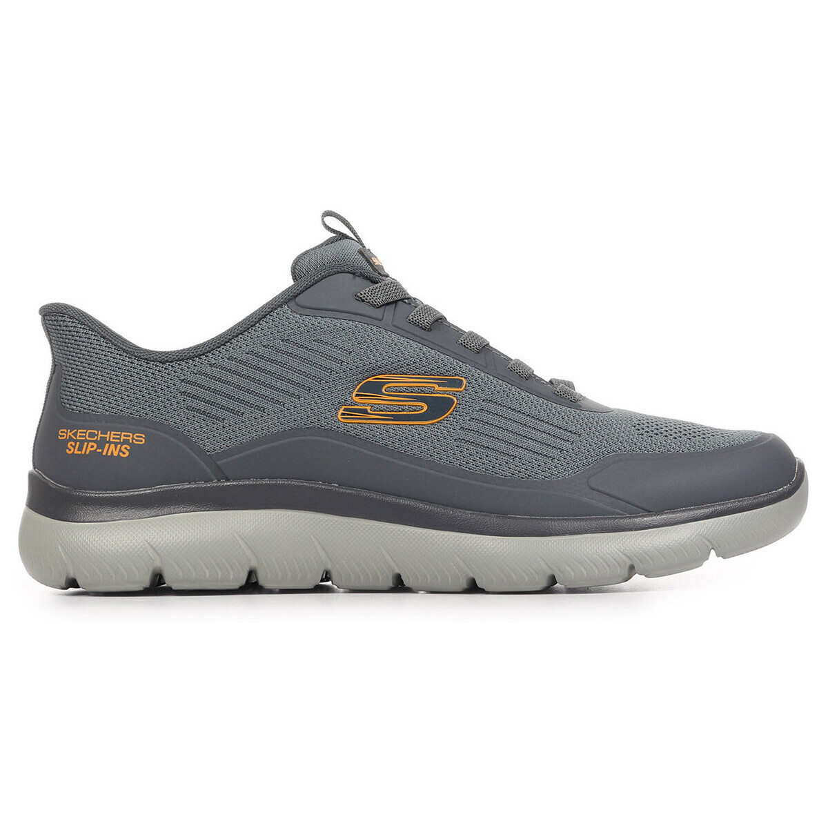 Skechers  Summits Leyter Engineered Knit Slip Ins  Šedá