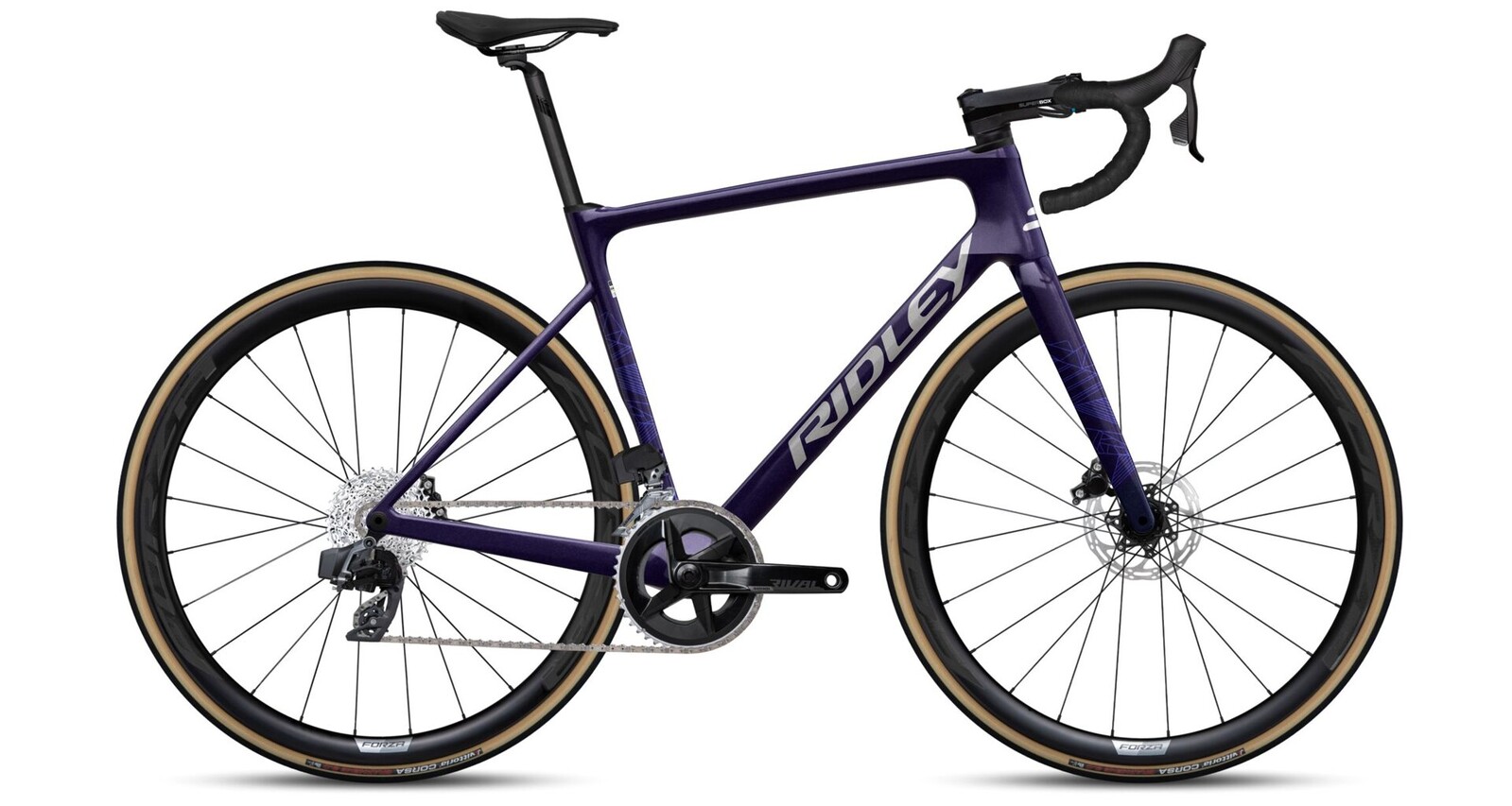 Ridley Falcn Sram Rival AXS - Dark Indigo / Silver Velikost: XS