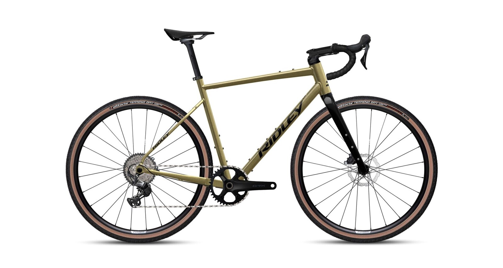 Ridley Kanzo Adventure Alu Shimano GRX600 - Bronze Green / Black Velikost: S