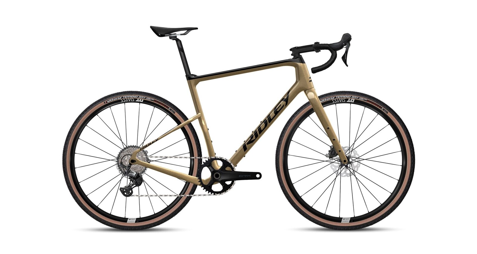 Ridley Kanzo Adventure Shimano GRX600 - Desert Dune Metallic / Black Metallic Velikost: XS