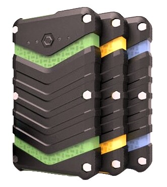 Powerbank ALPHA 18000mAh, orange s IP67