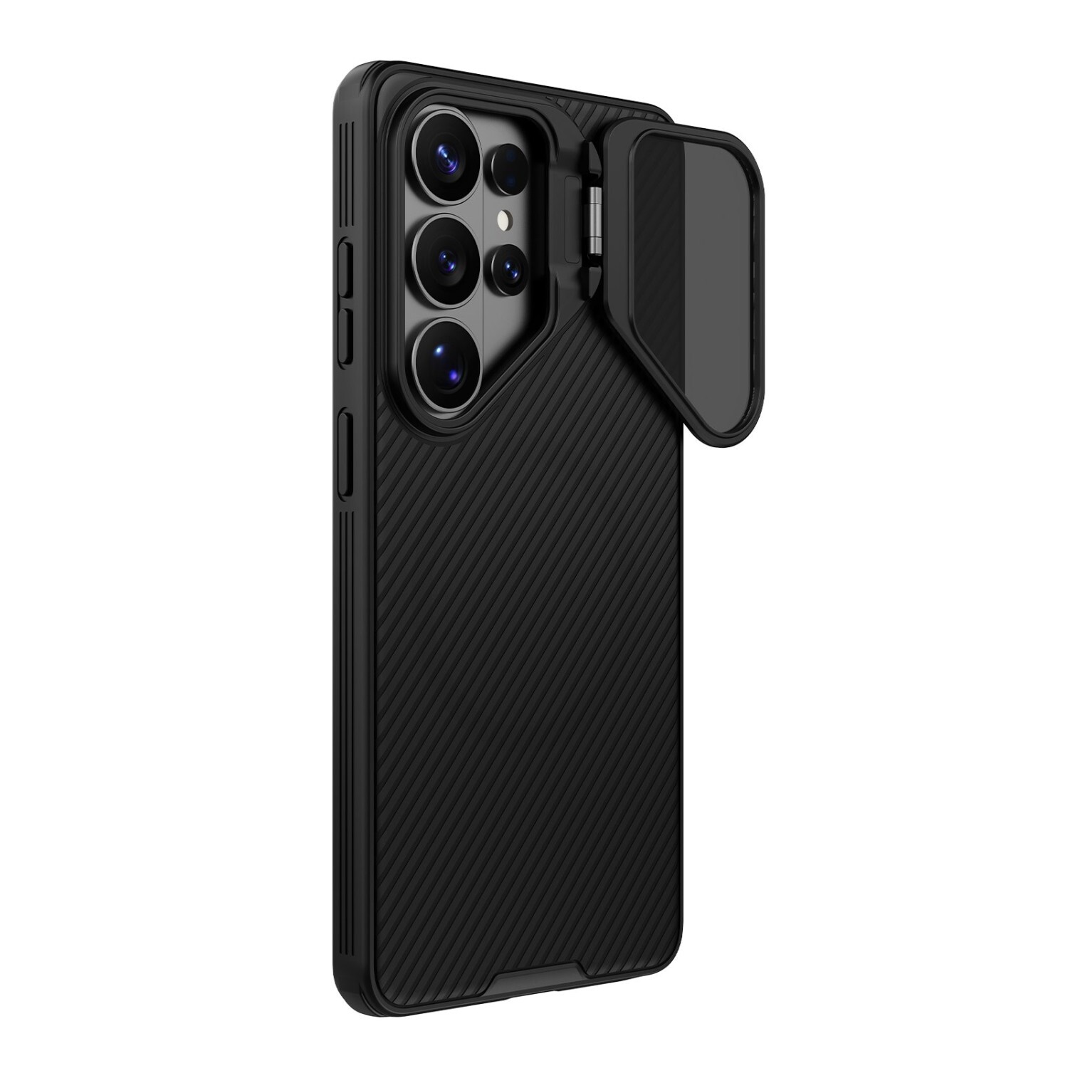 Zadní kryt Nillkin CamShield Prop Magnetic Pen Slot pro Samsung Galaxy S26 Ultra, černá