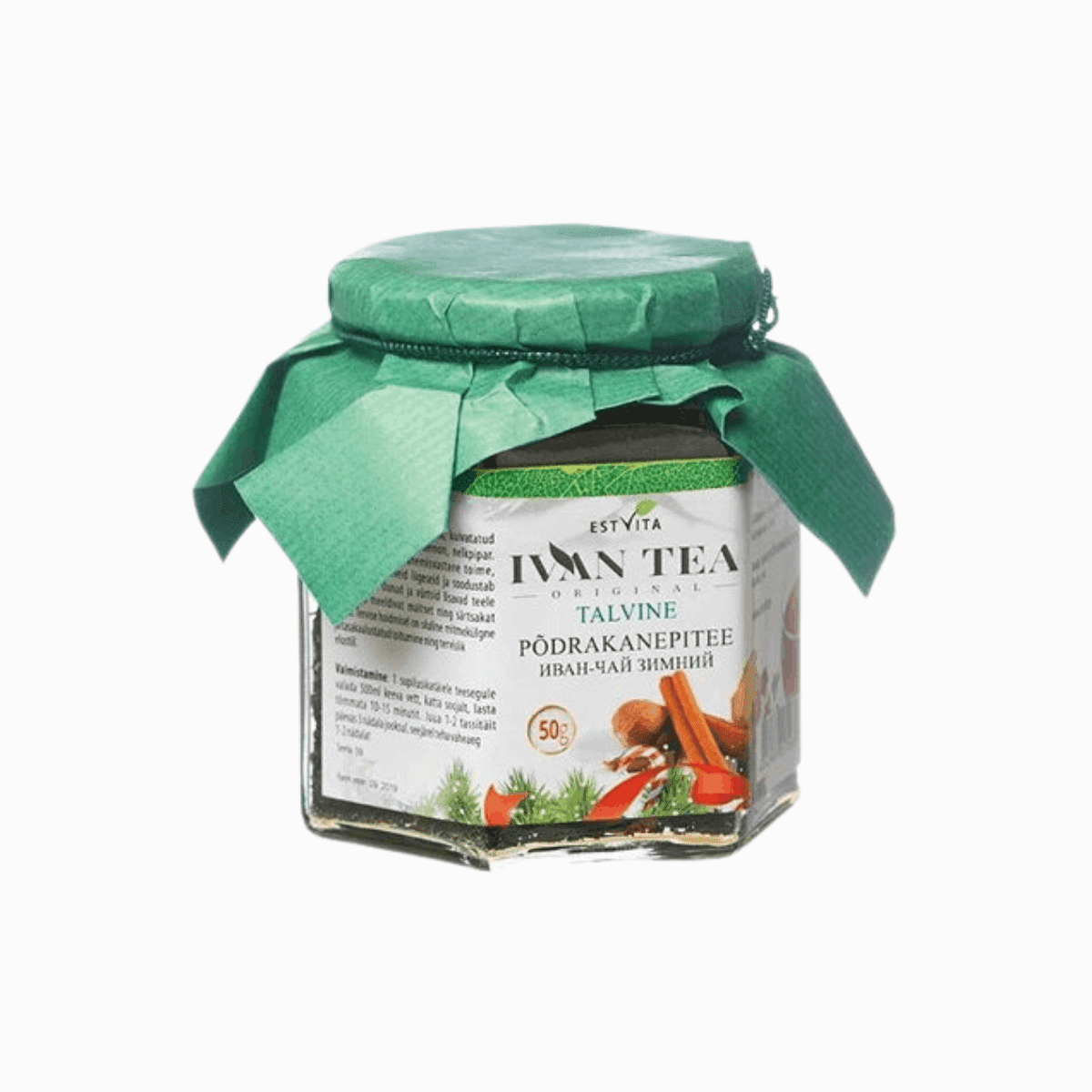 Ivan čaj Zimní mix ve skle – 50 g – Estvita