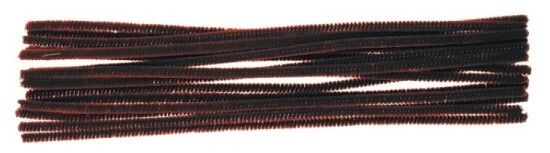 Anděl Žinylka chlupaté modelovací drátky - hnědé - 16 ks - 6702-09