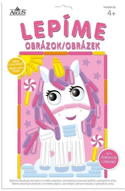 Argus Kreativní tvoření - Lepíme obrázek - Unicorn - 1913-0006